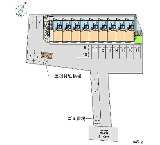 ★手数料０円★富士宮市大岩　月極駐車場（LP）